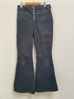 American Eagle Outfitters Dark Gray Boot Cut Corduroy Pants